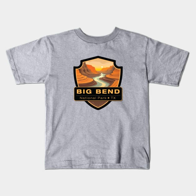 Big Bend National Park Kids T-Shirt by Curious World